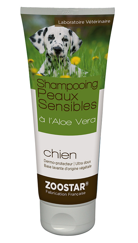 shampooing peaux sensibles chien